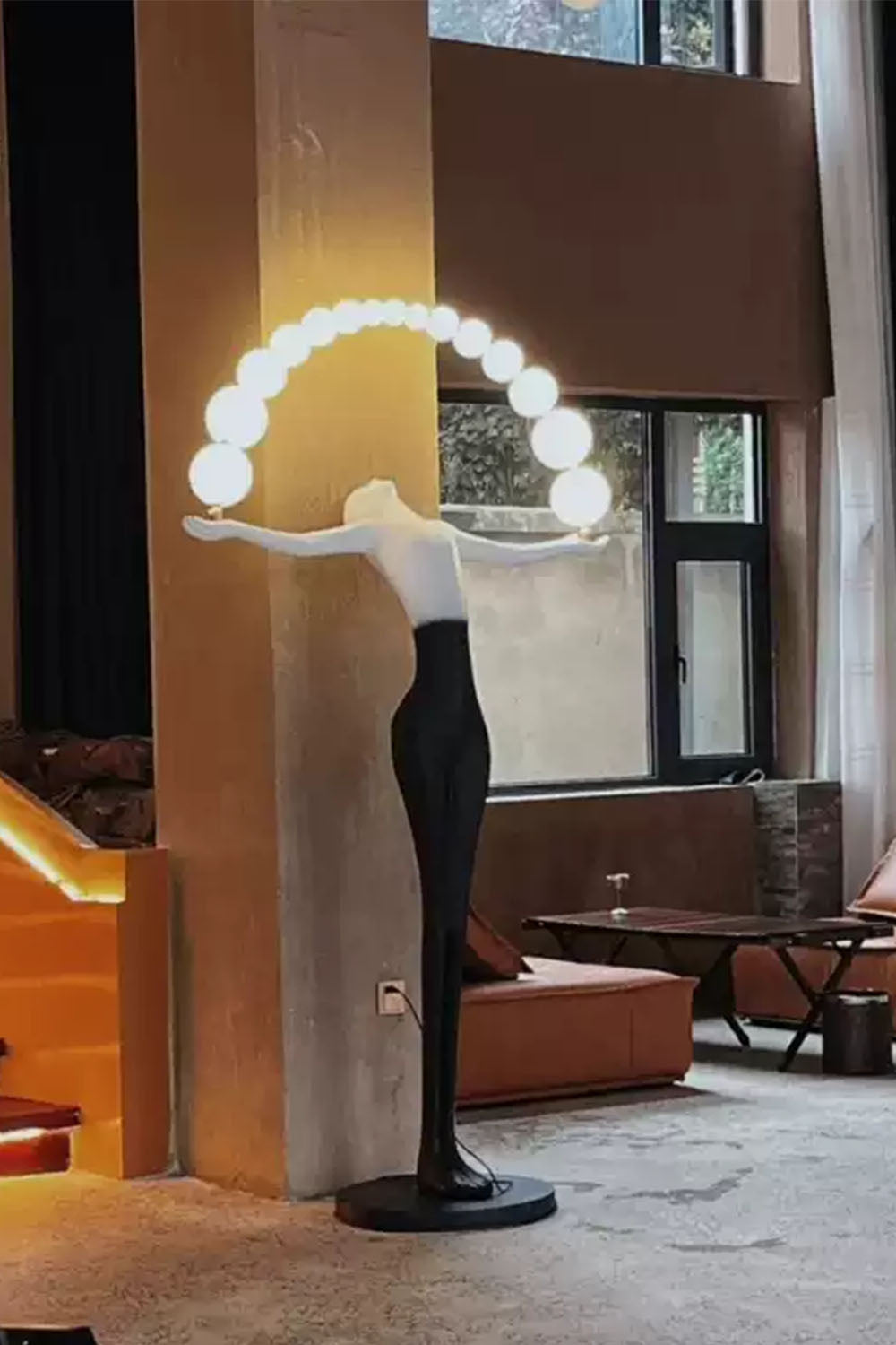 Freedom Sculpture Floor Lamp