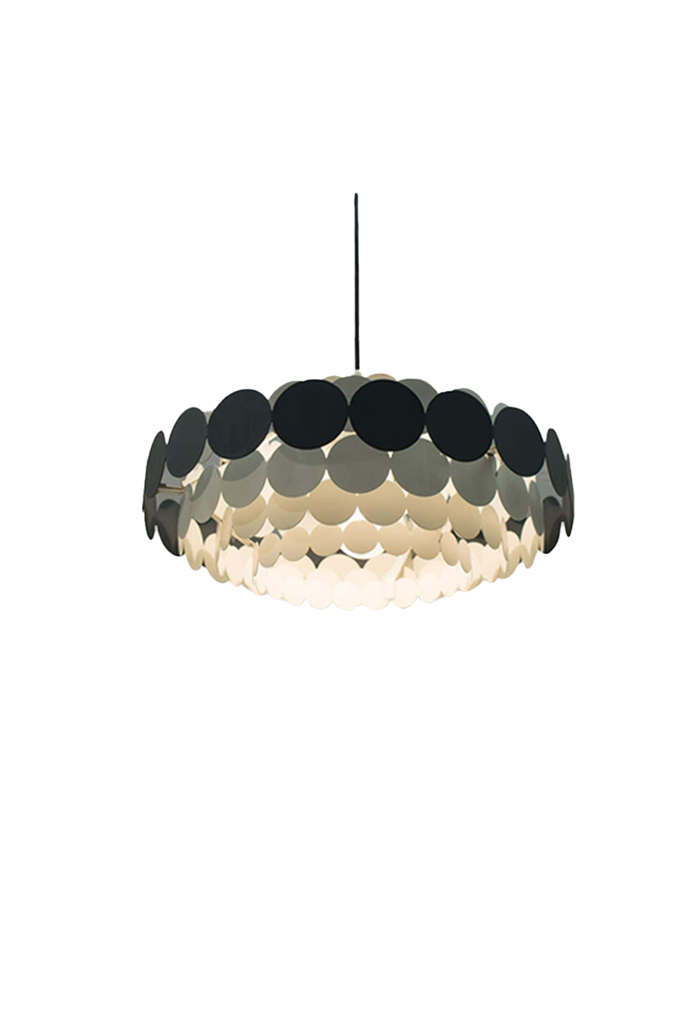 French Colorful Round Chandelier