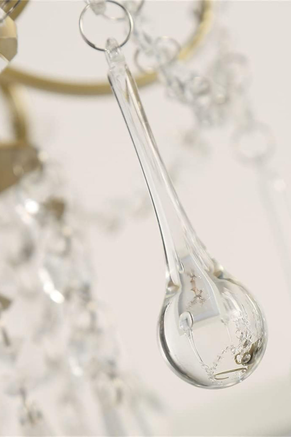 French Crystal Table Lamp