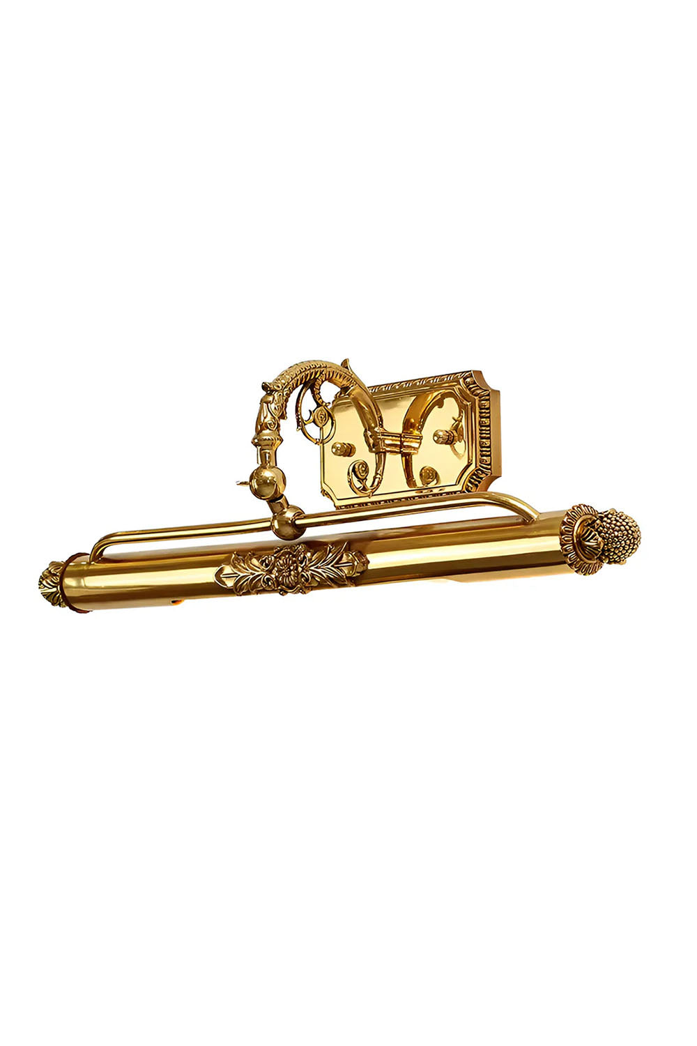 French Retro Cylindrical Copper Wall Lamp