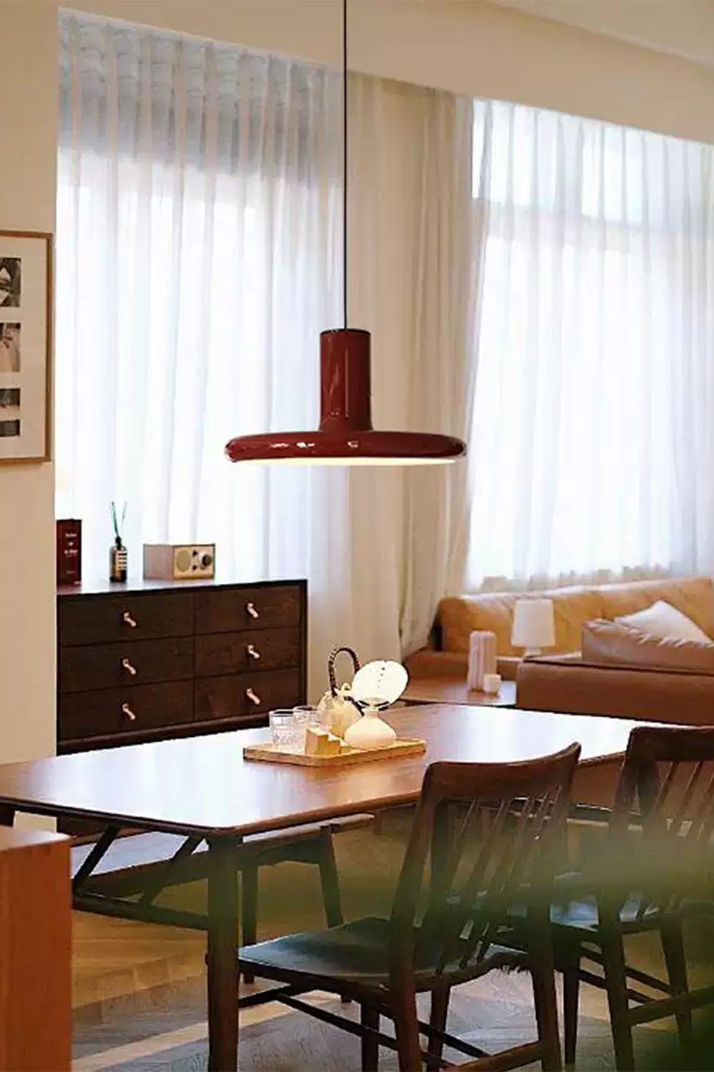 French Retro Nordic UFO Pendant Lamp