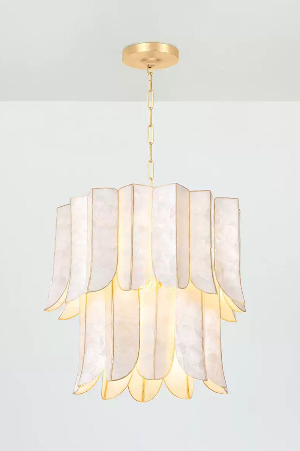 French Retro Shell Chandelier