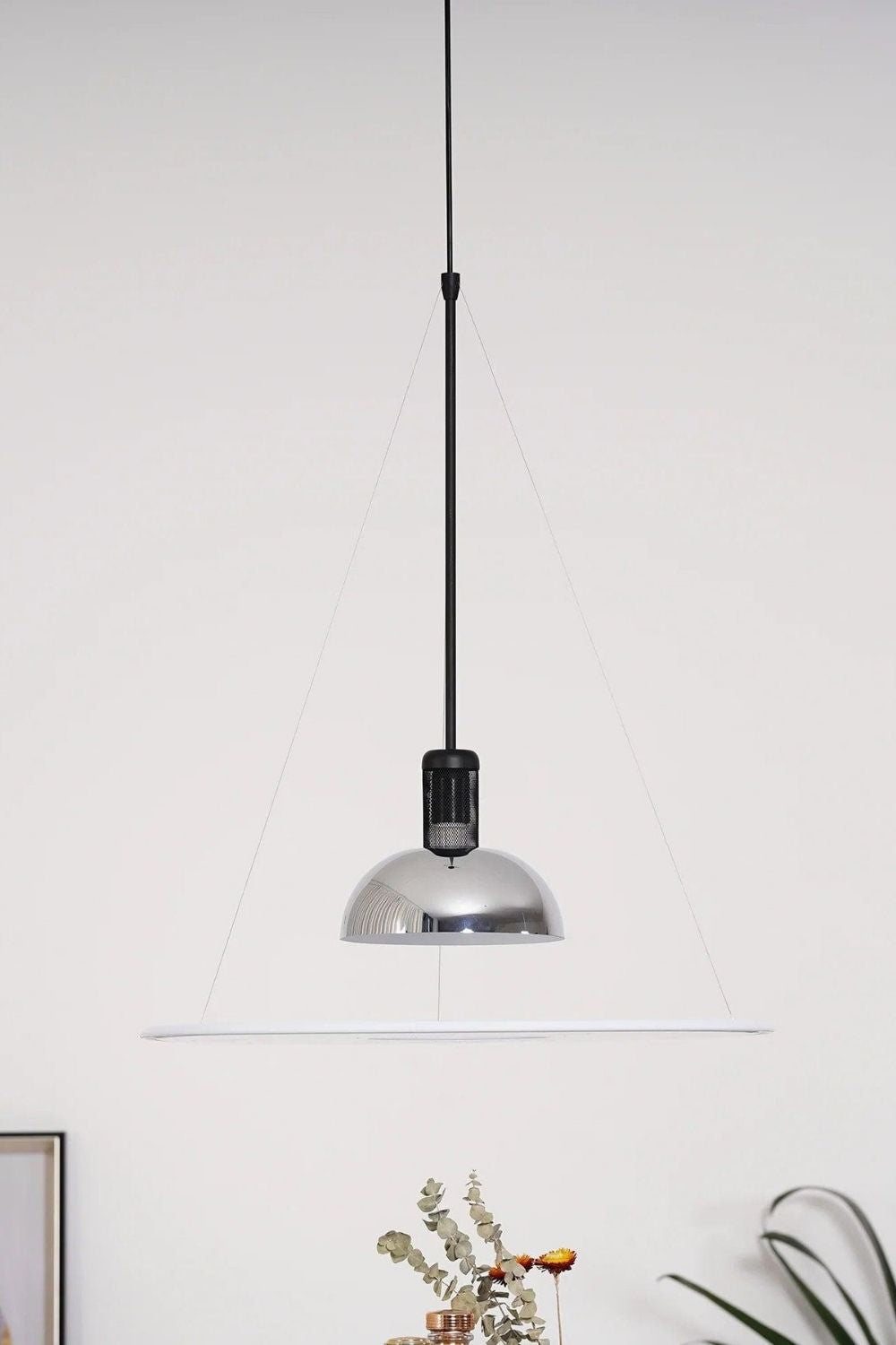 Acrylic Frisbi Pendant Light