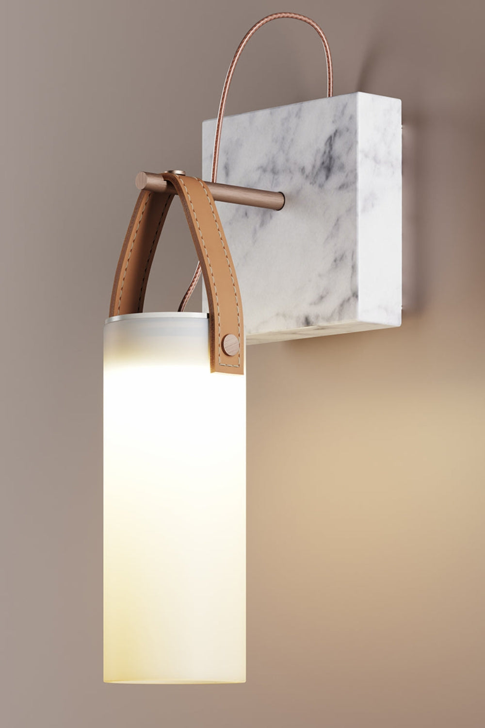 Galerie Fontana Glass Wall Lamp