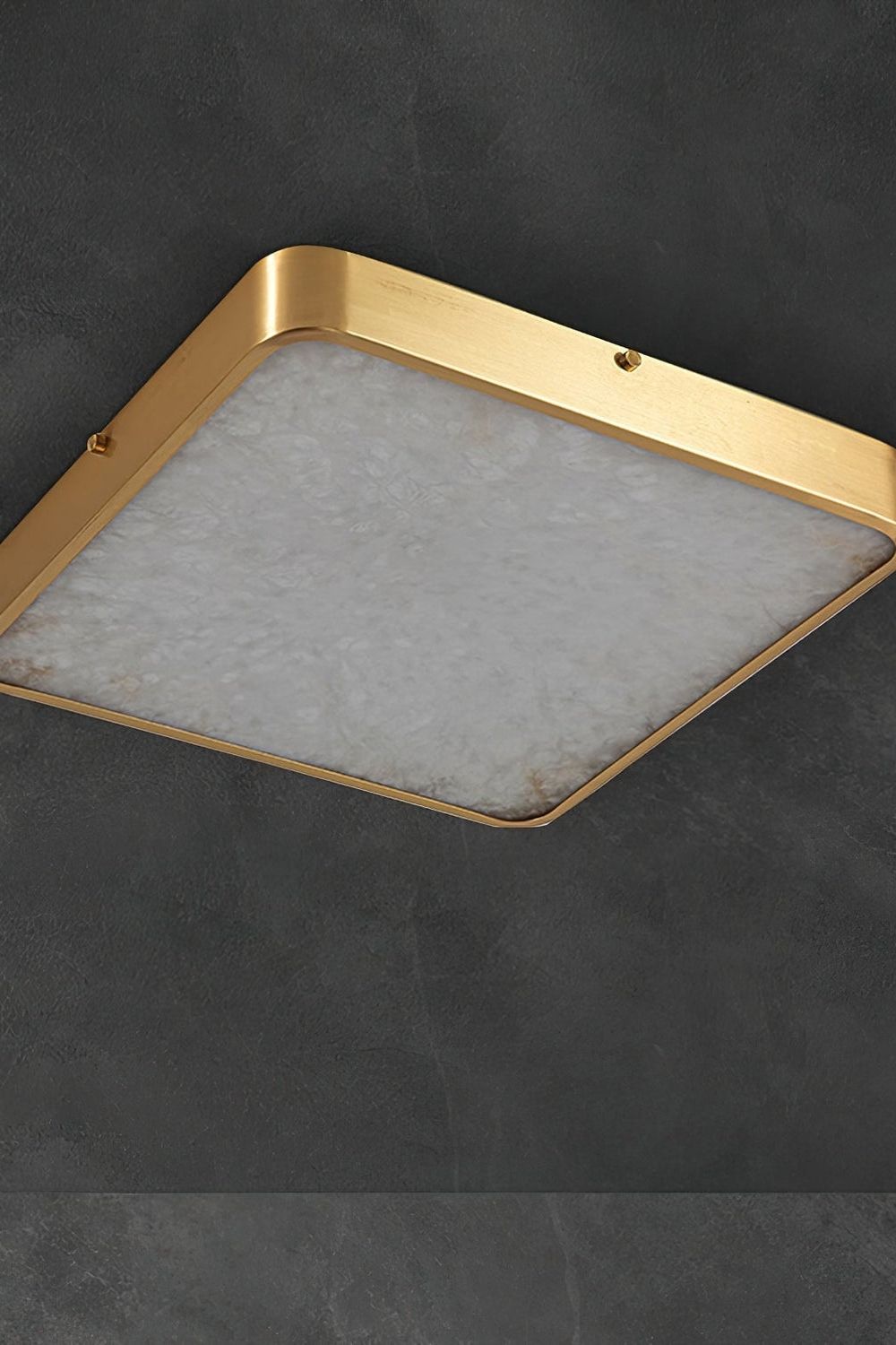Geometric Alabaster Recessed Ceiling Light