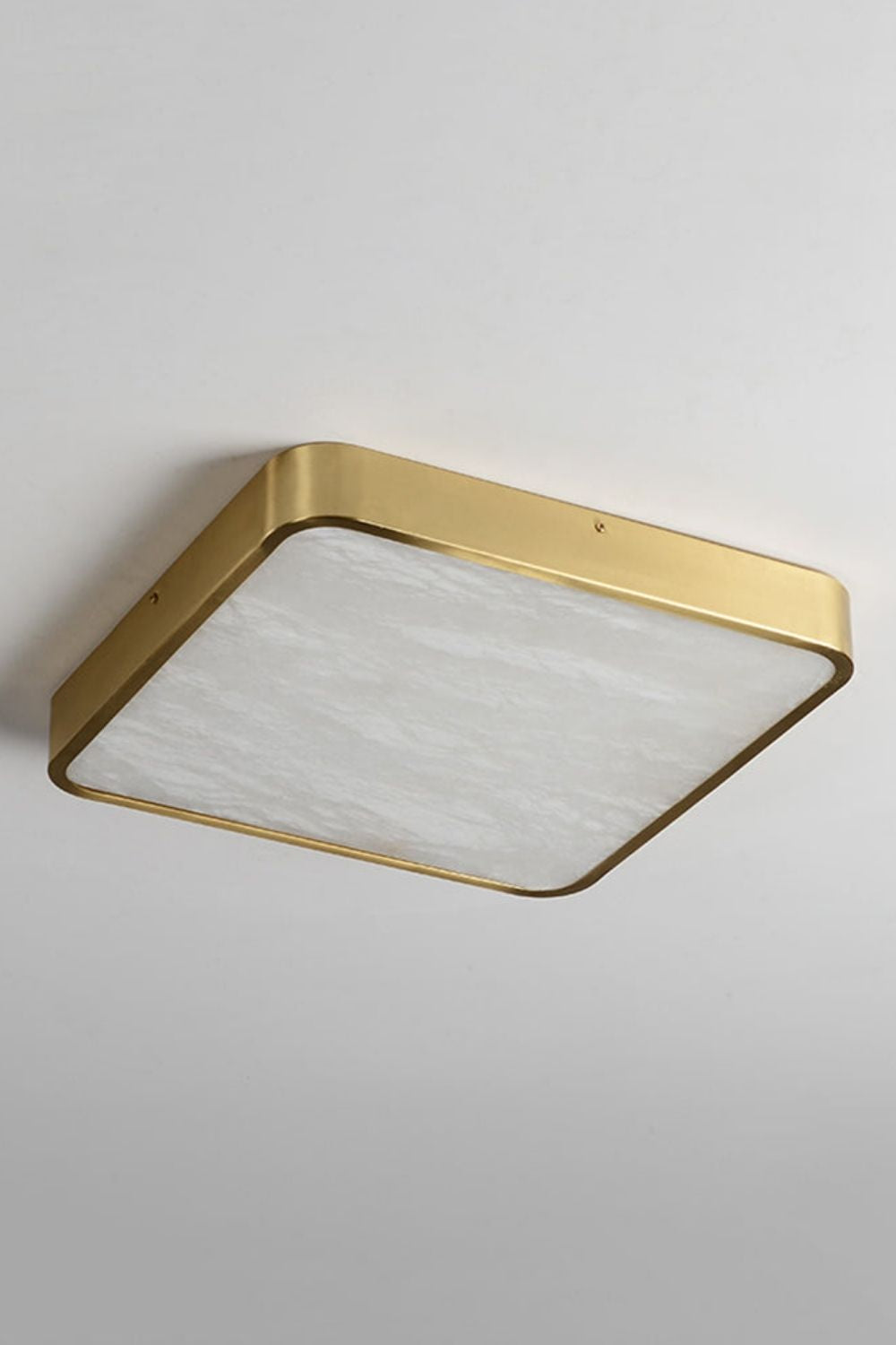 Geometric Alabaster Recessed Ceiling Light
