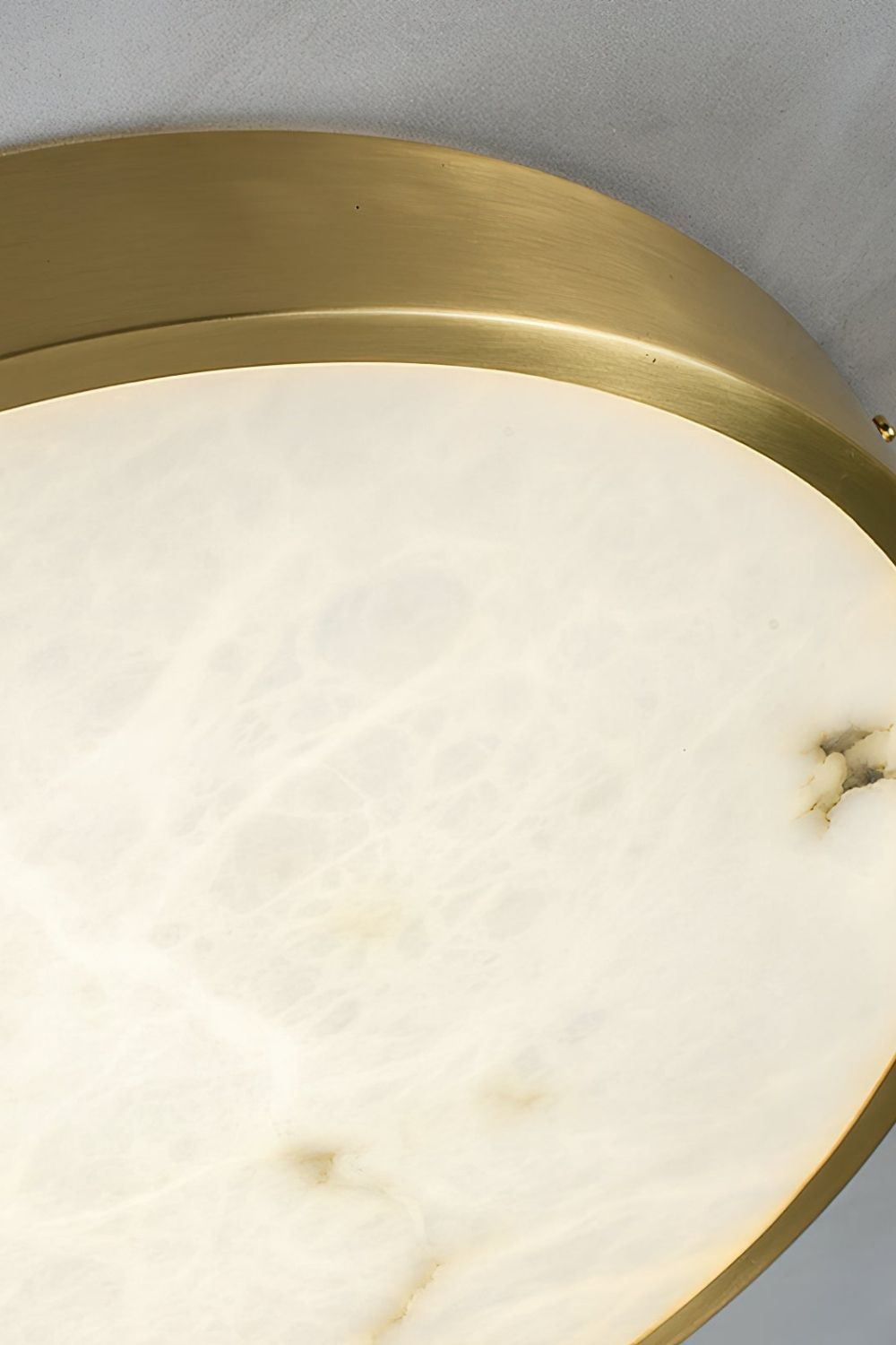 Geometric Alabaster Recessed Ceiling Light