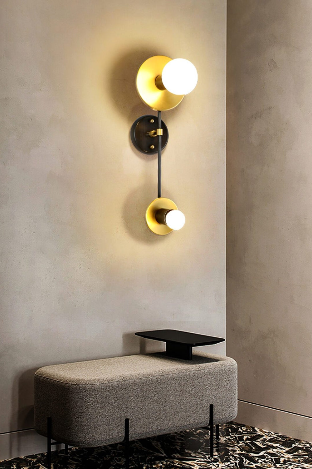 Geometric Composition Wall Light