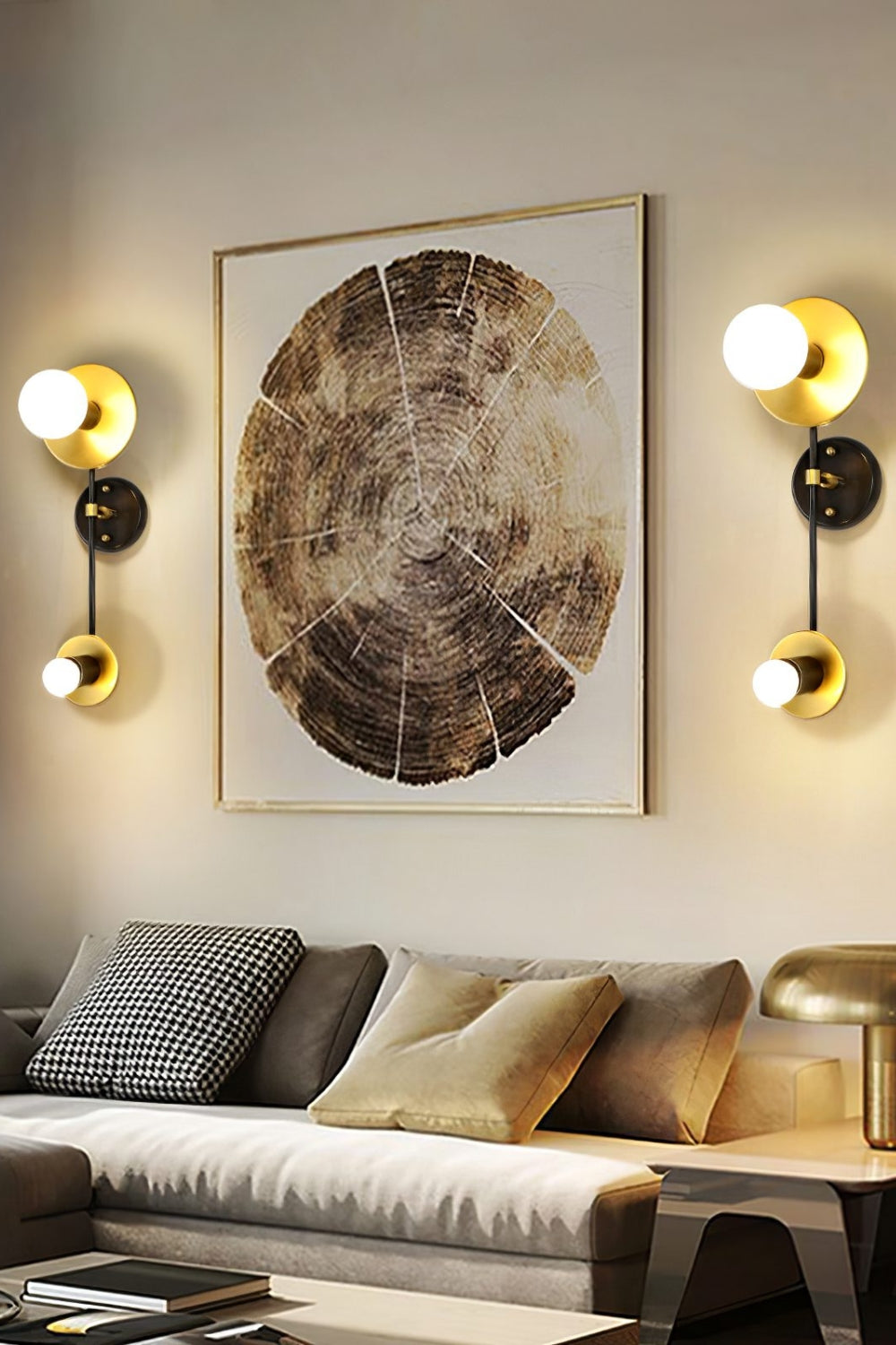 Geometric Composition Wall Light