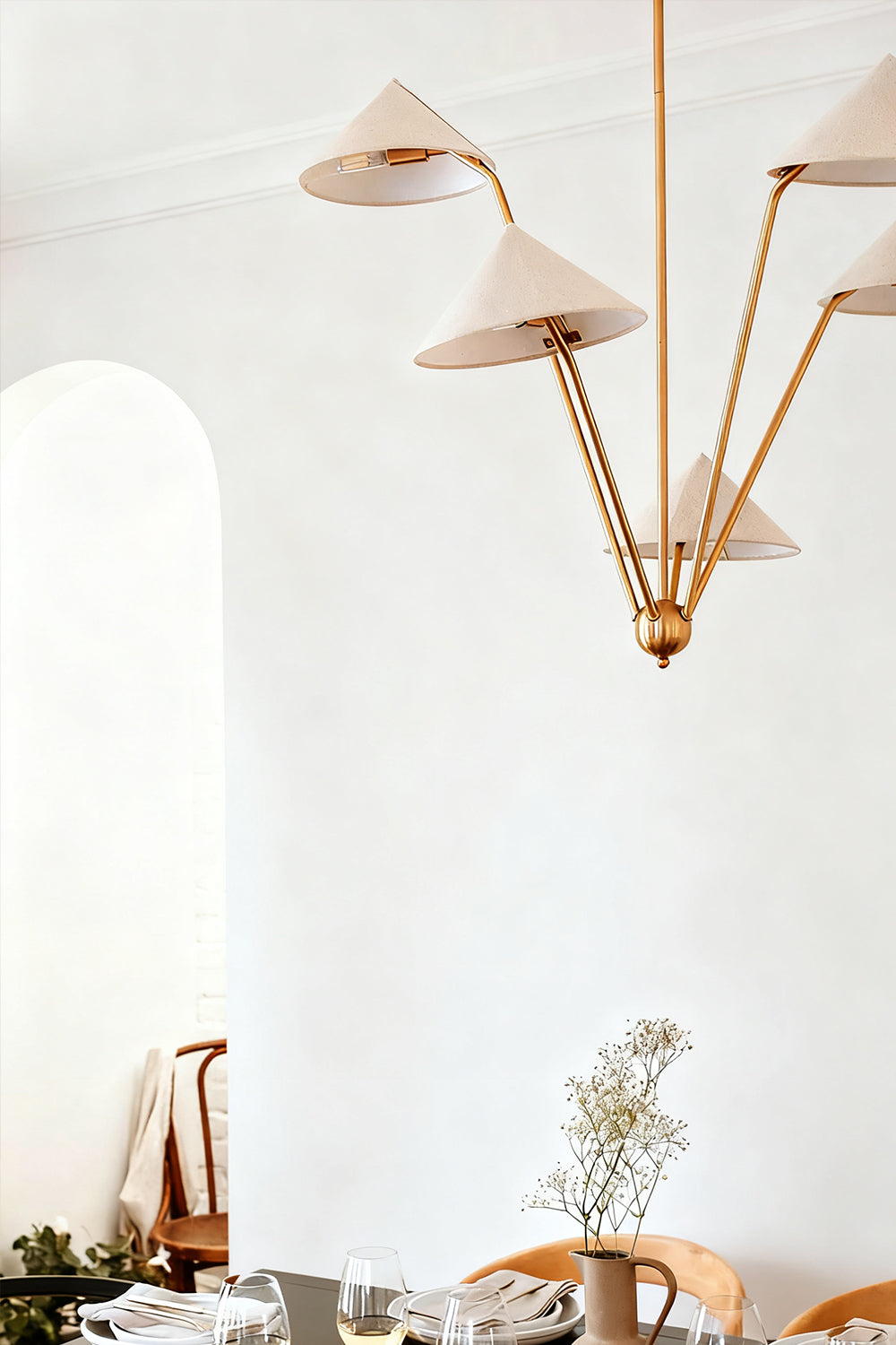 Geometric Harmony Chandelier
