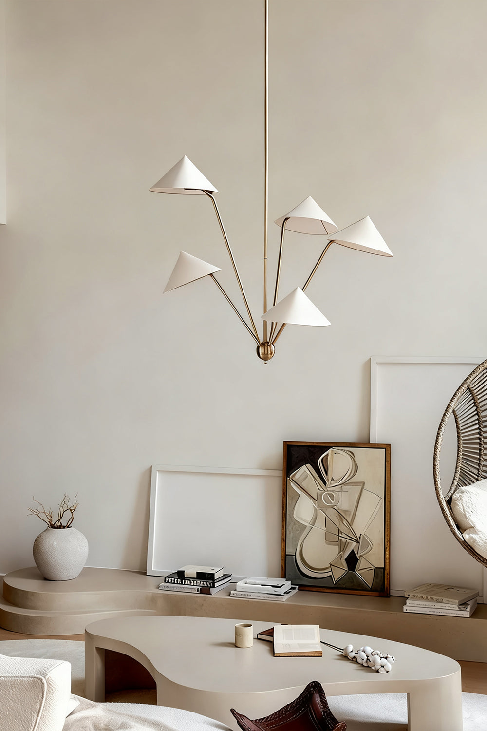 Geometric Harmony Chandelier