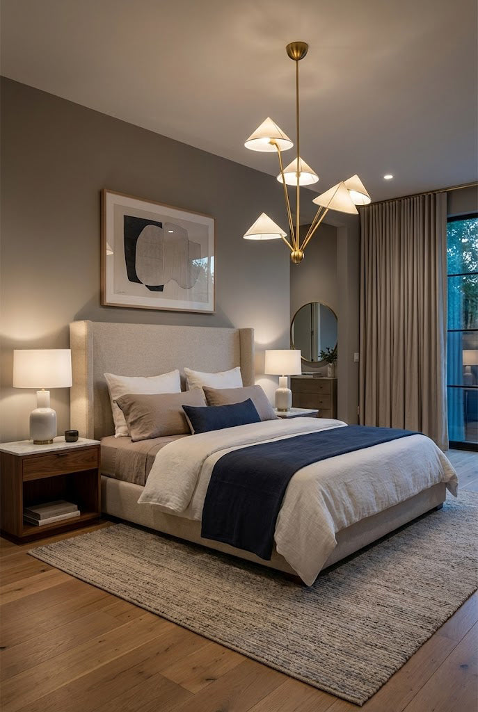 Geometric Harmony Chandelier