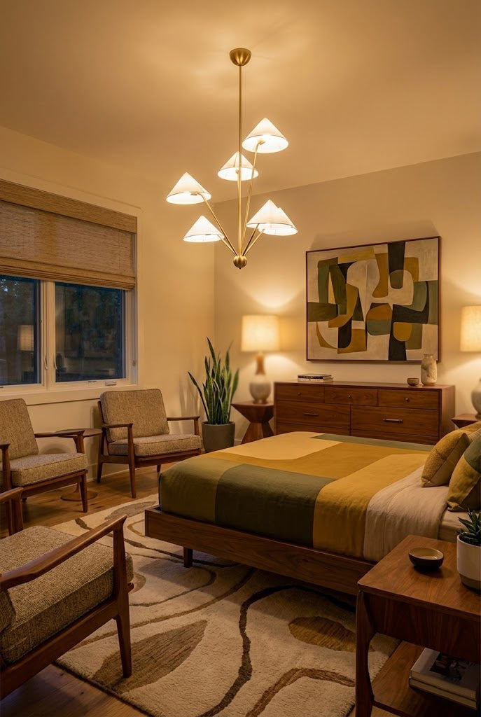 Geometric Harmony Chandelier