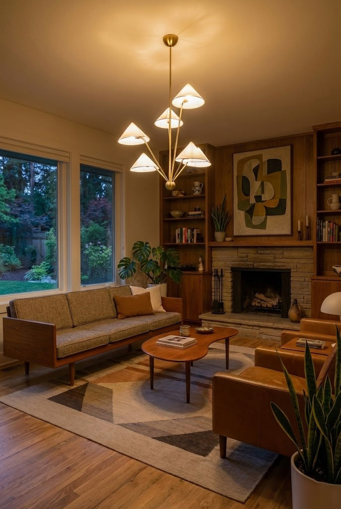 Geometric Harmony Chandelier