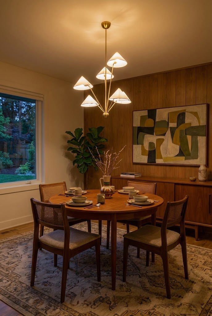 Geometric Harmony Chandelier