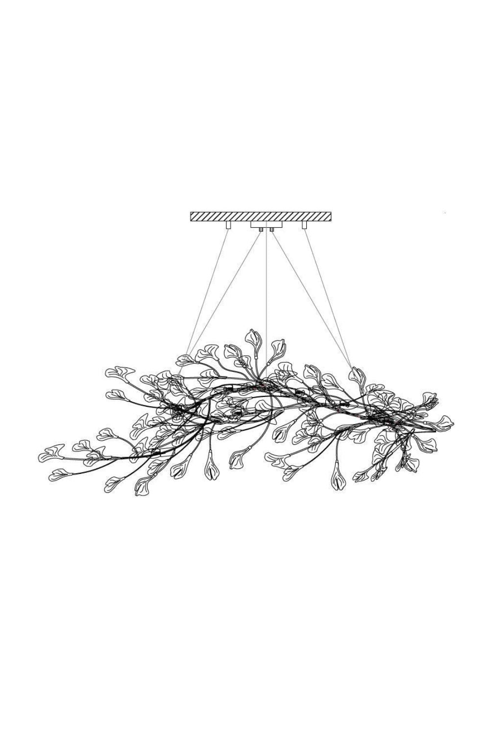 Gingko Chandelier E - SamuLighting