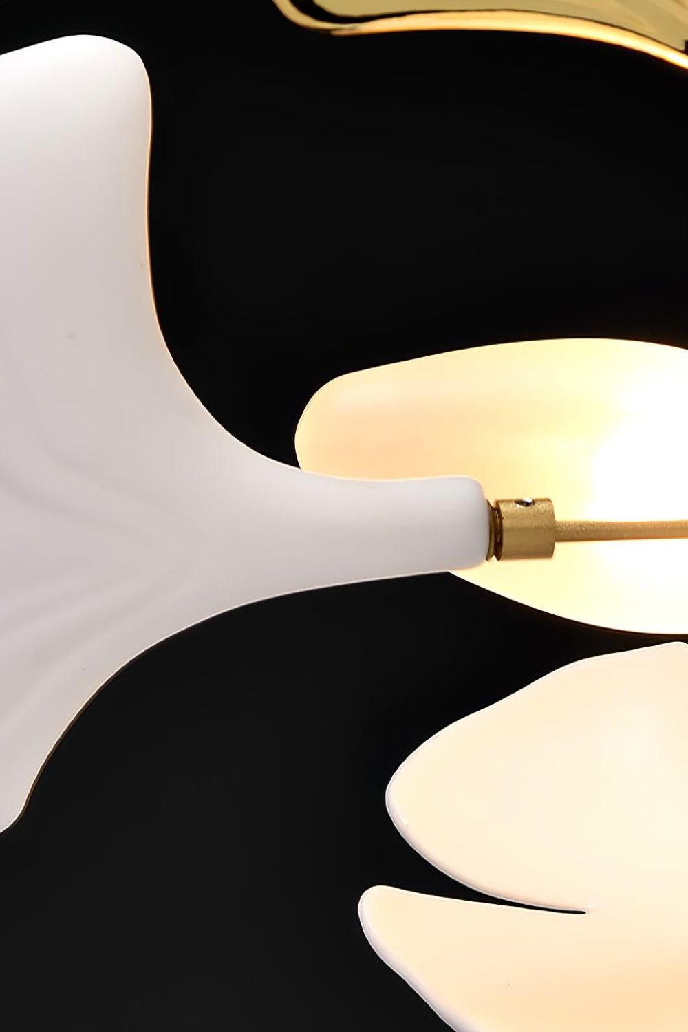 Cermaic Leaf Gingko Chandelier N – SamuLighting