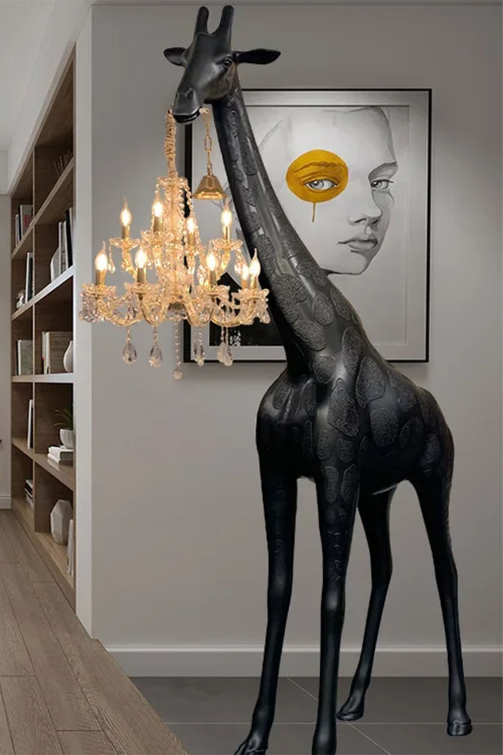 Giraffe Sculpture Floor Lamp