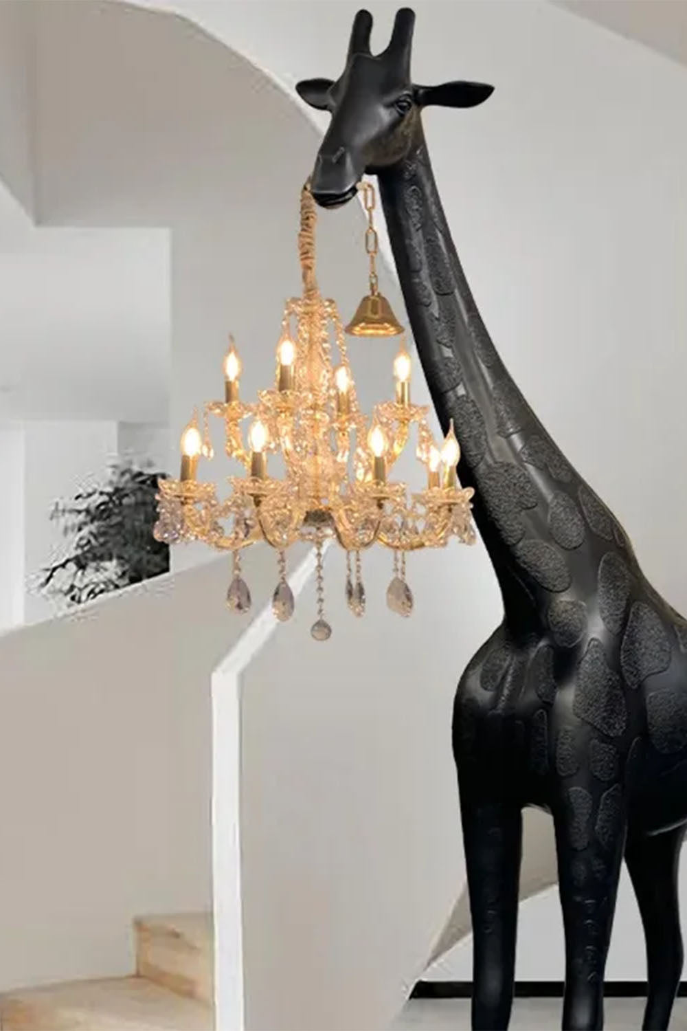 Giraffe Sculpture Floor Lamp