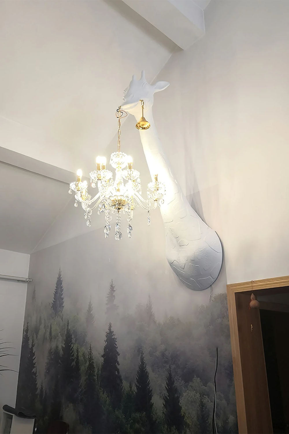 Giraffe Sculpture Wall Lamp