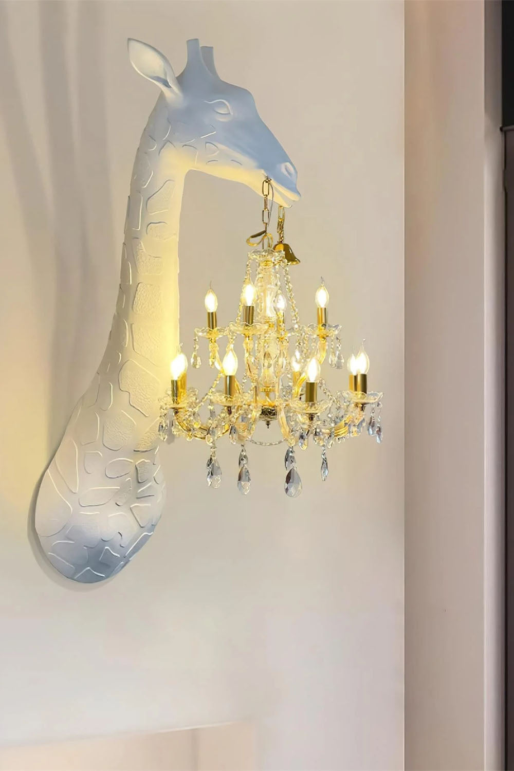 Giraffe Sculpture Wall Lamp