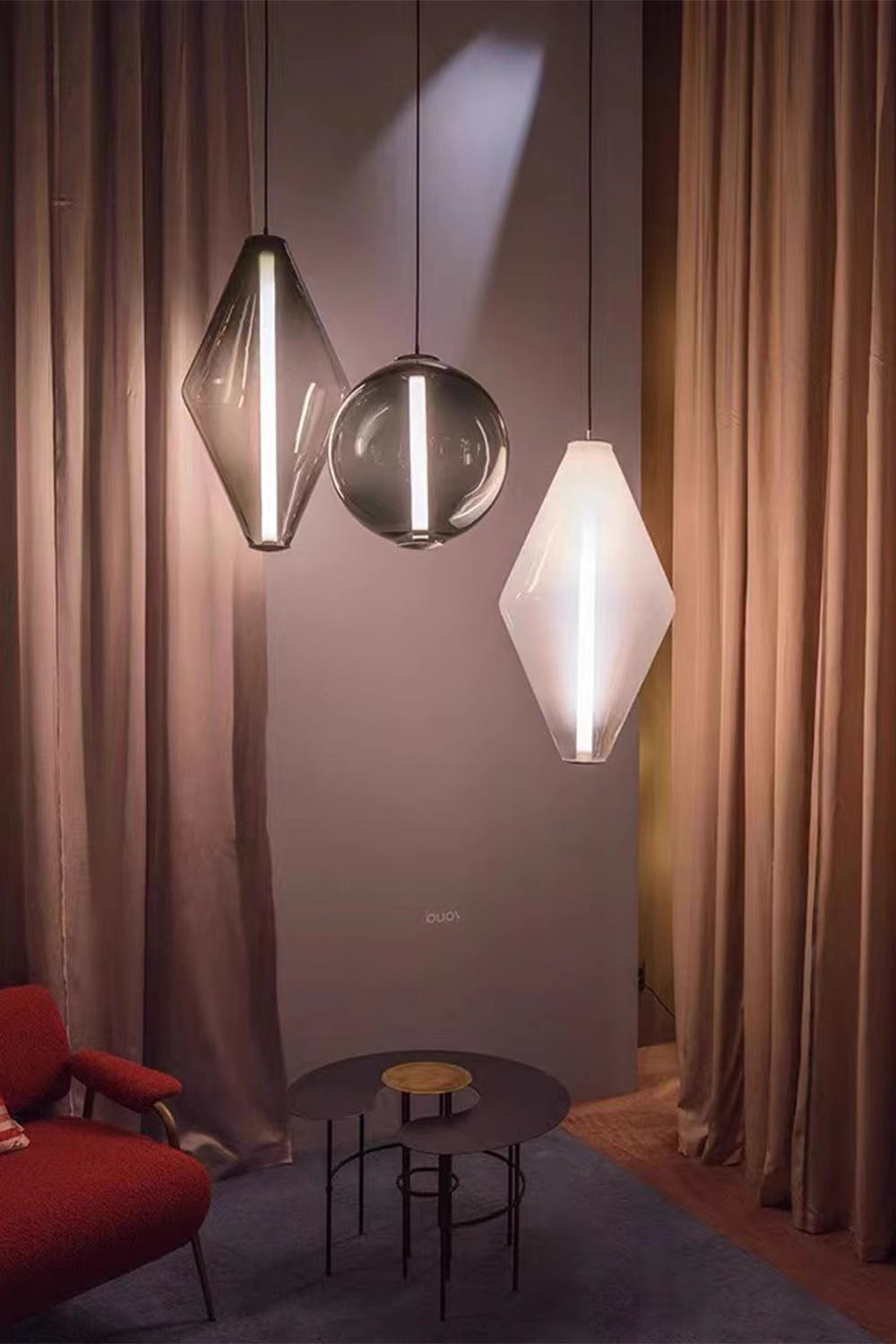 Glass Buoy Pendant Light