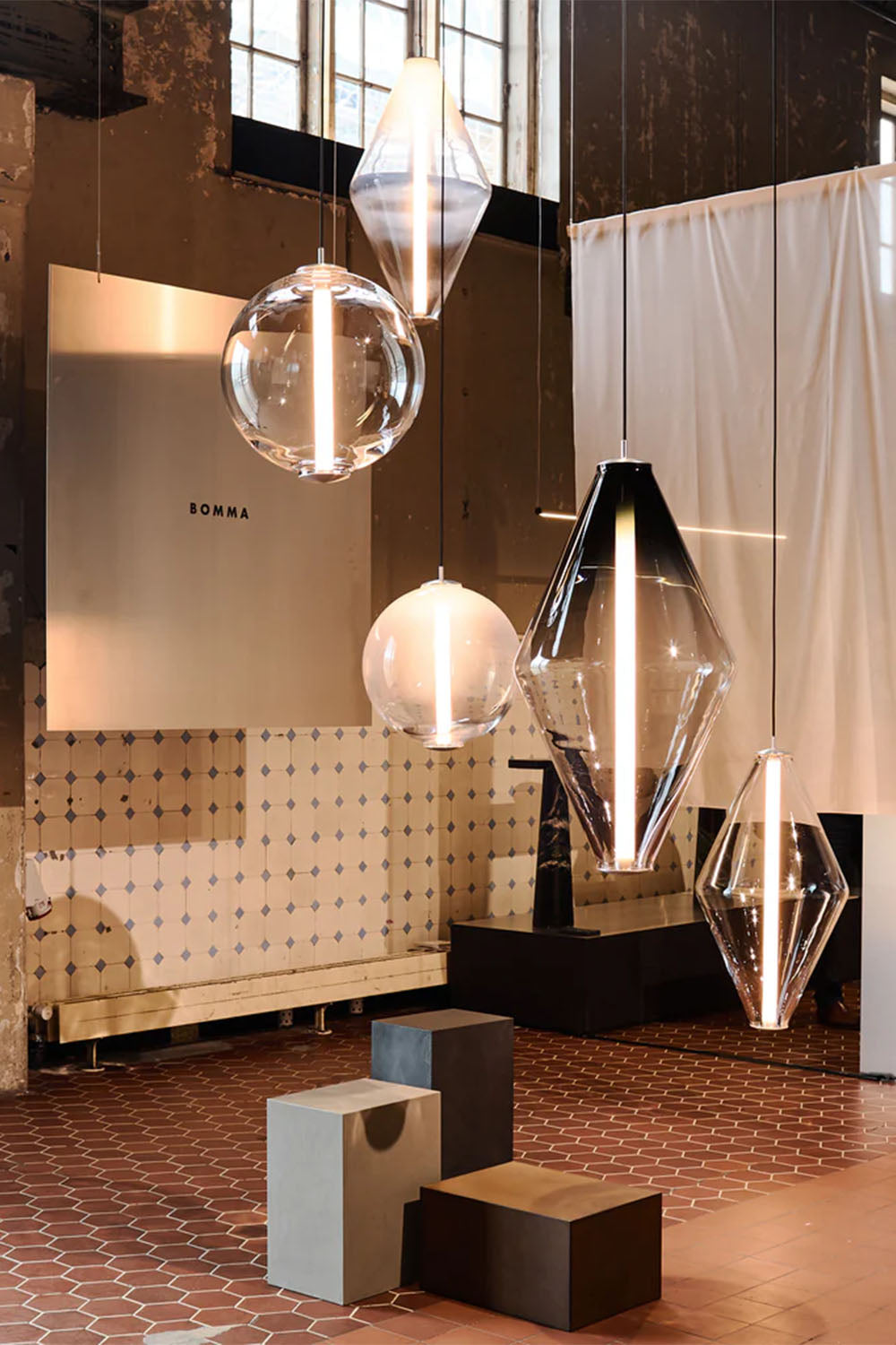 Glass Buoy Pendant Light