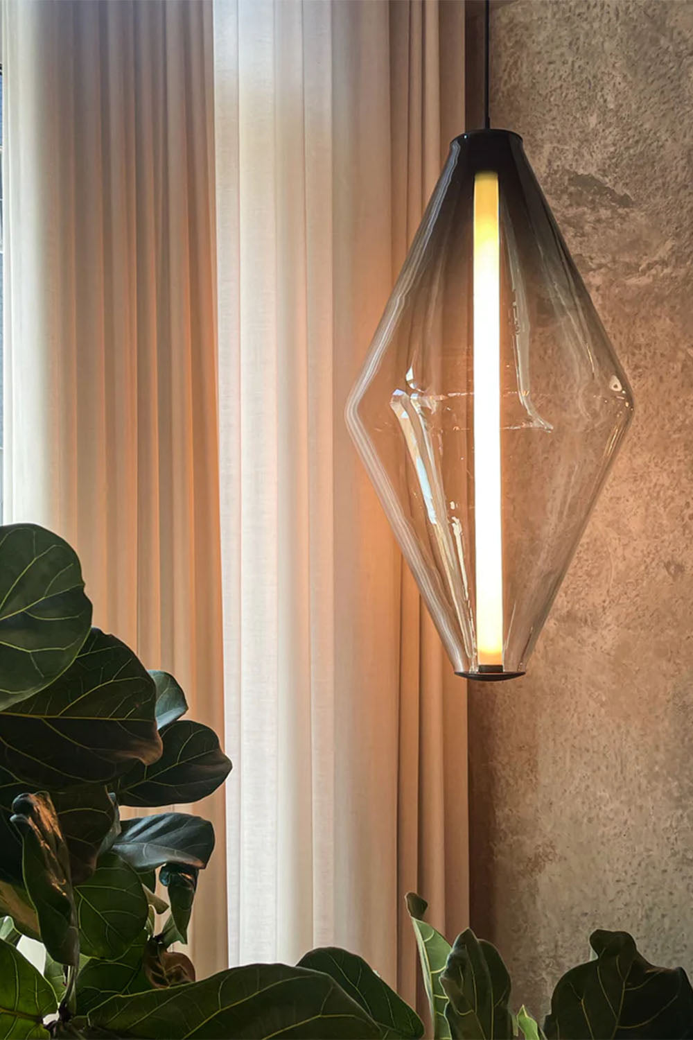 Glass Buoy Pendant Light