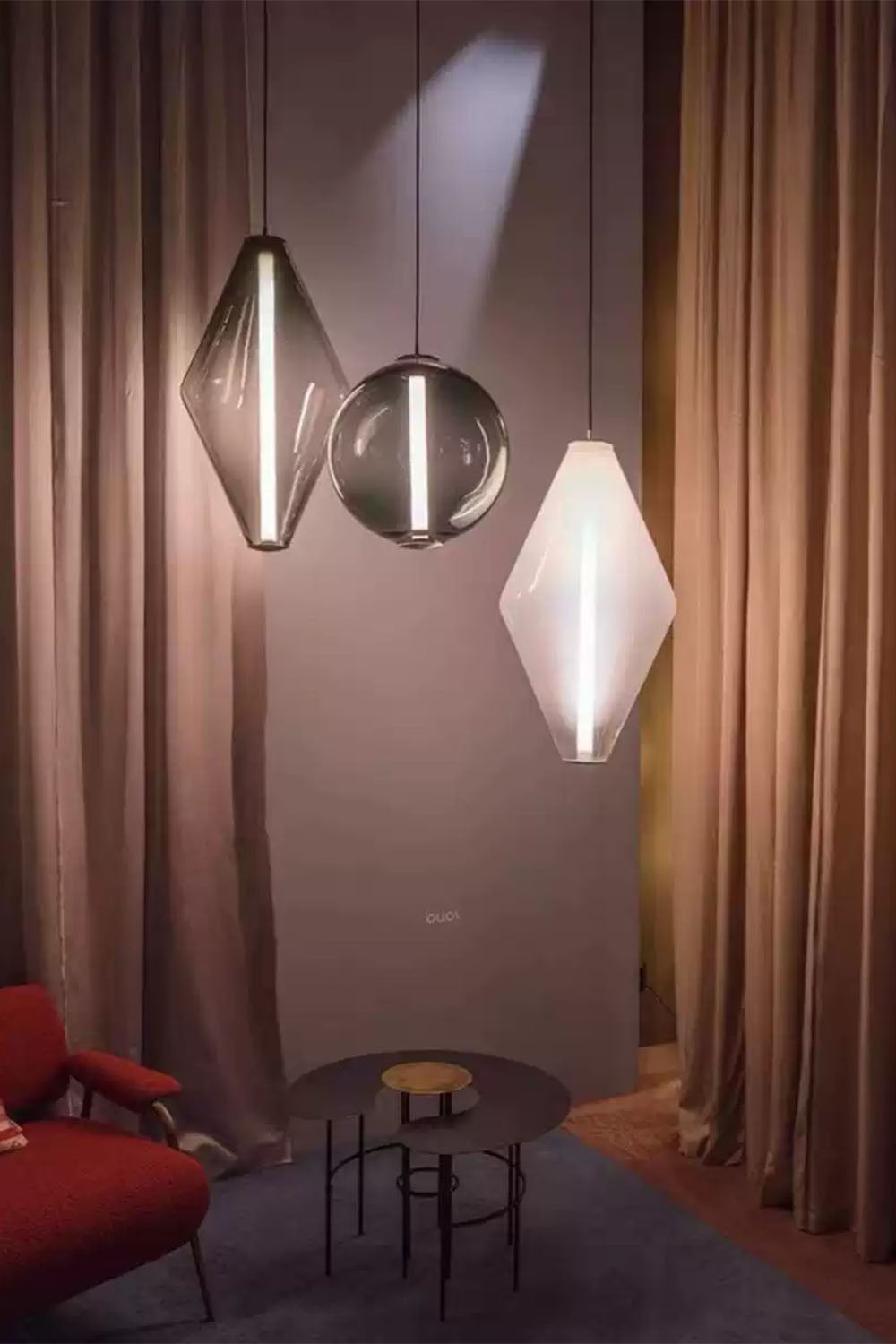 Glass Buoy Pendant Light
