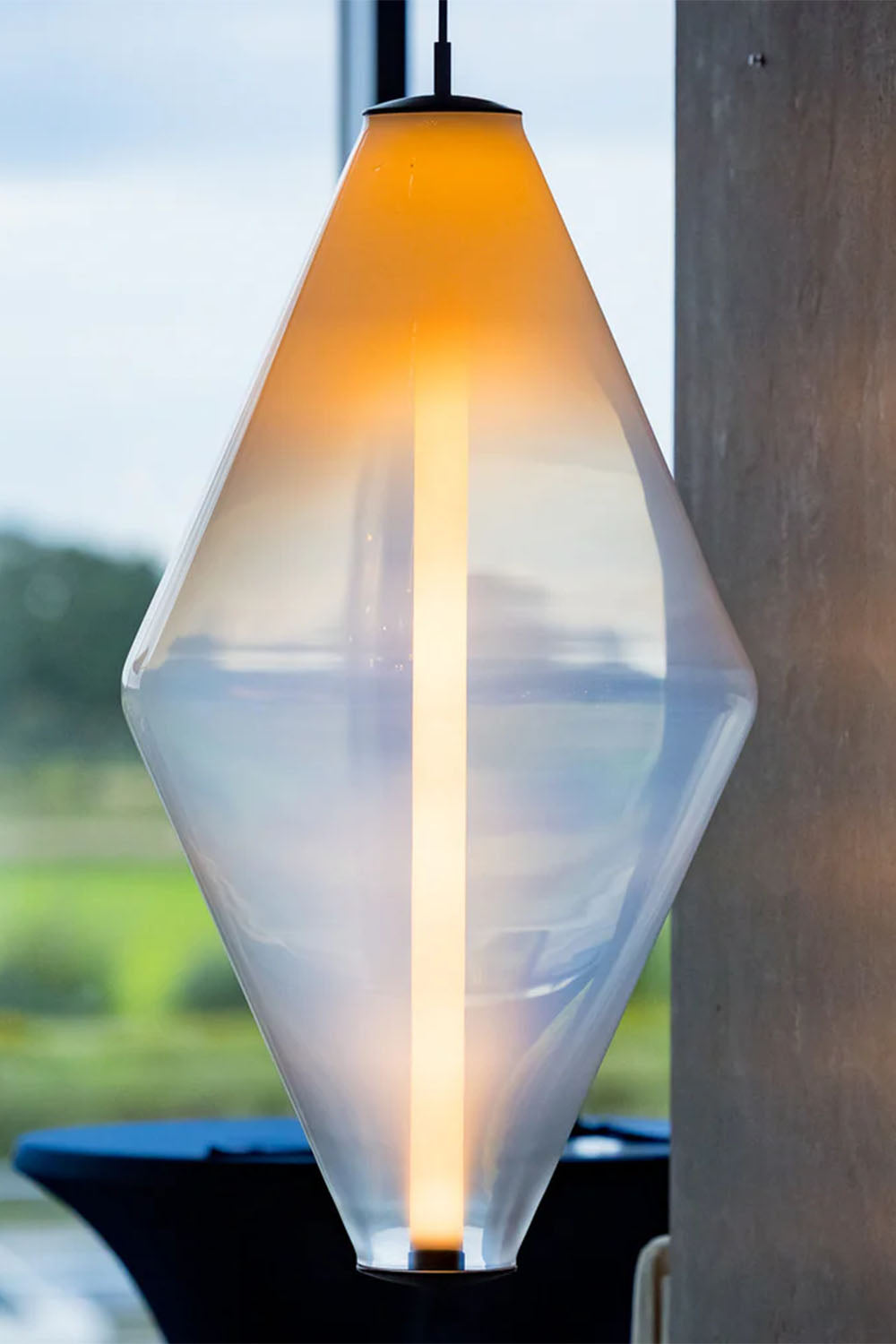 Glass Buoy Pendant Light