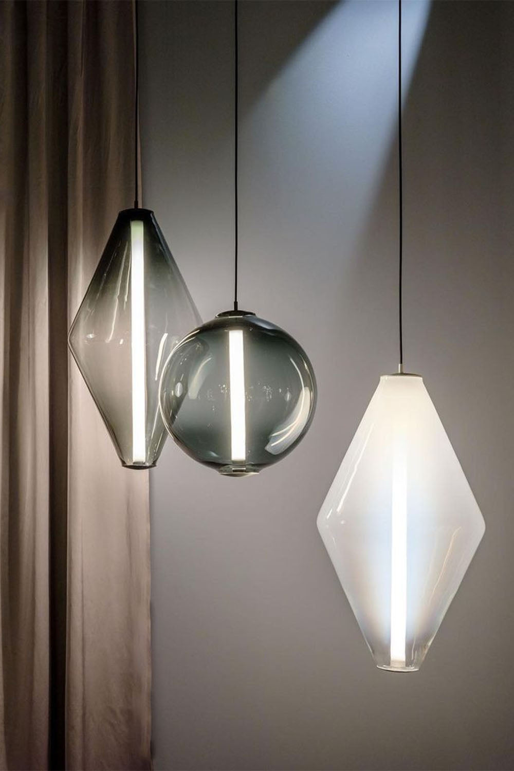 Glass Buoy Pendant Light