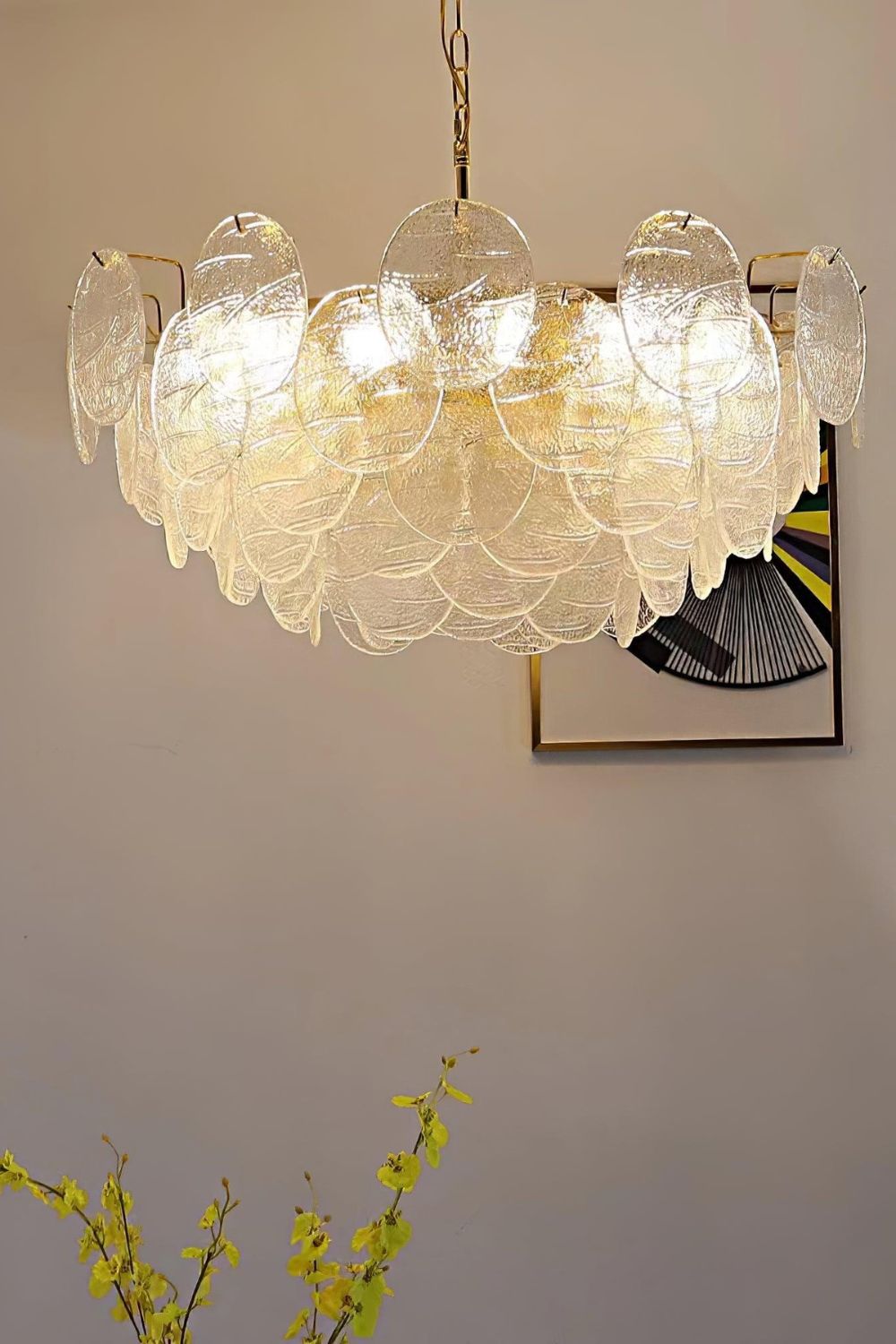 Glass Disc Chandelier - SamuLighting