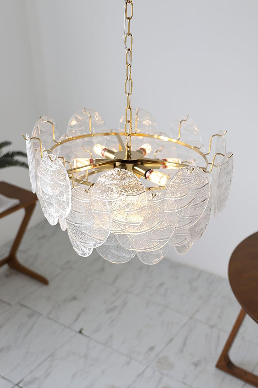 Glass Disc Chandelier - SamuLighting