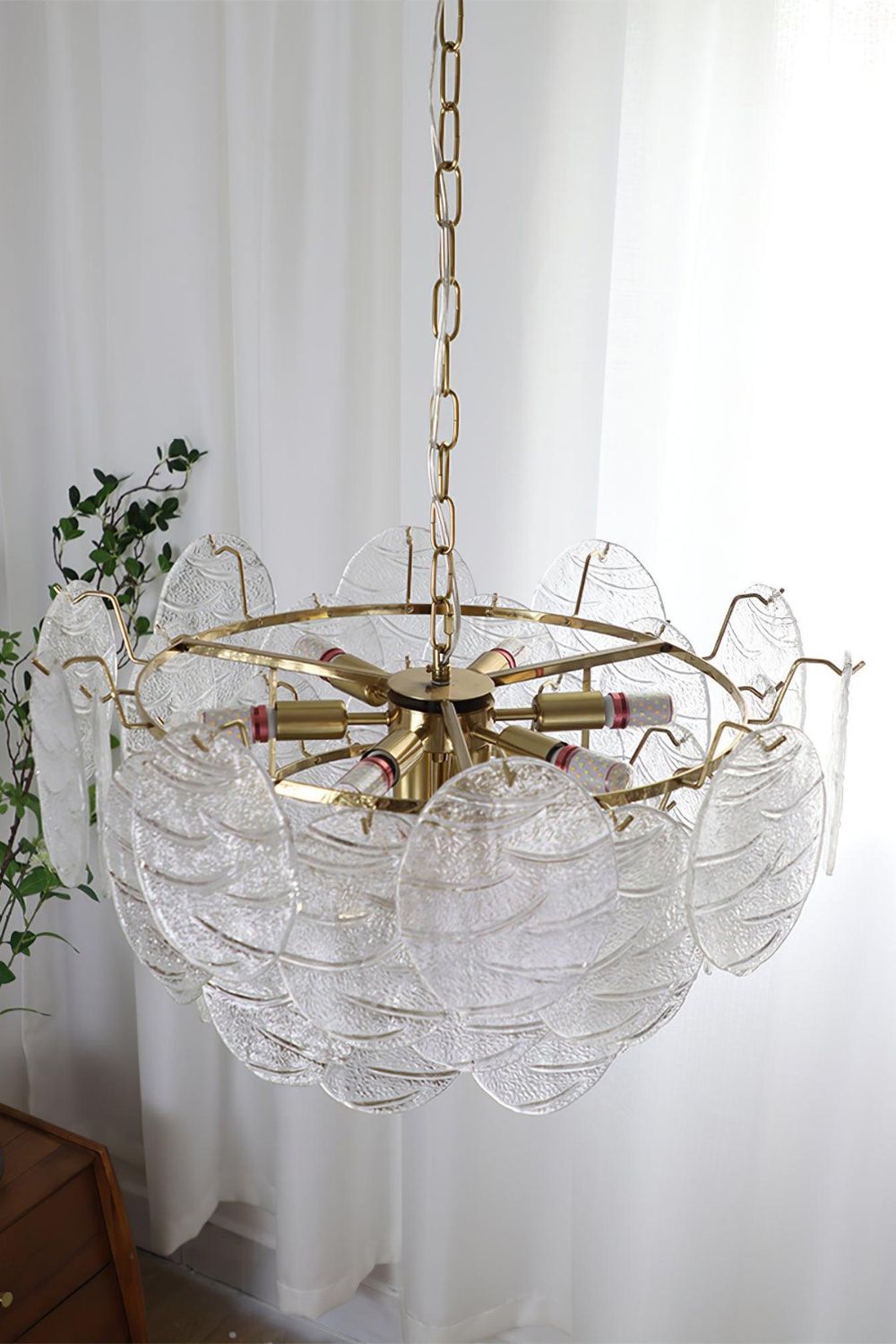 Glass Disc Chandelier - SamuLighting