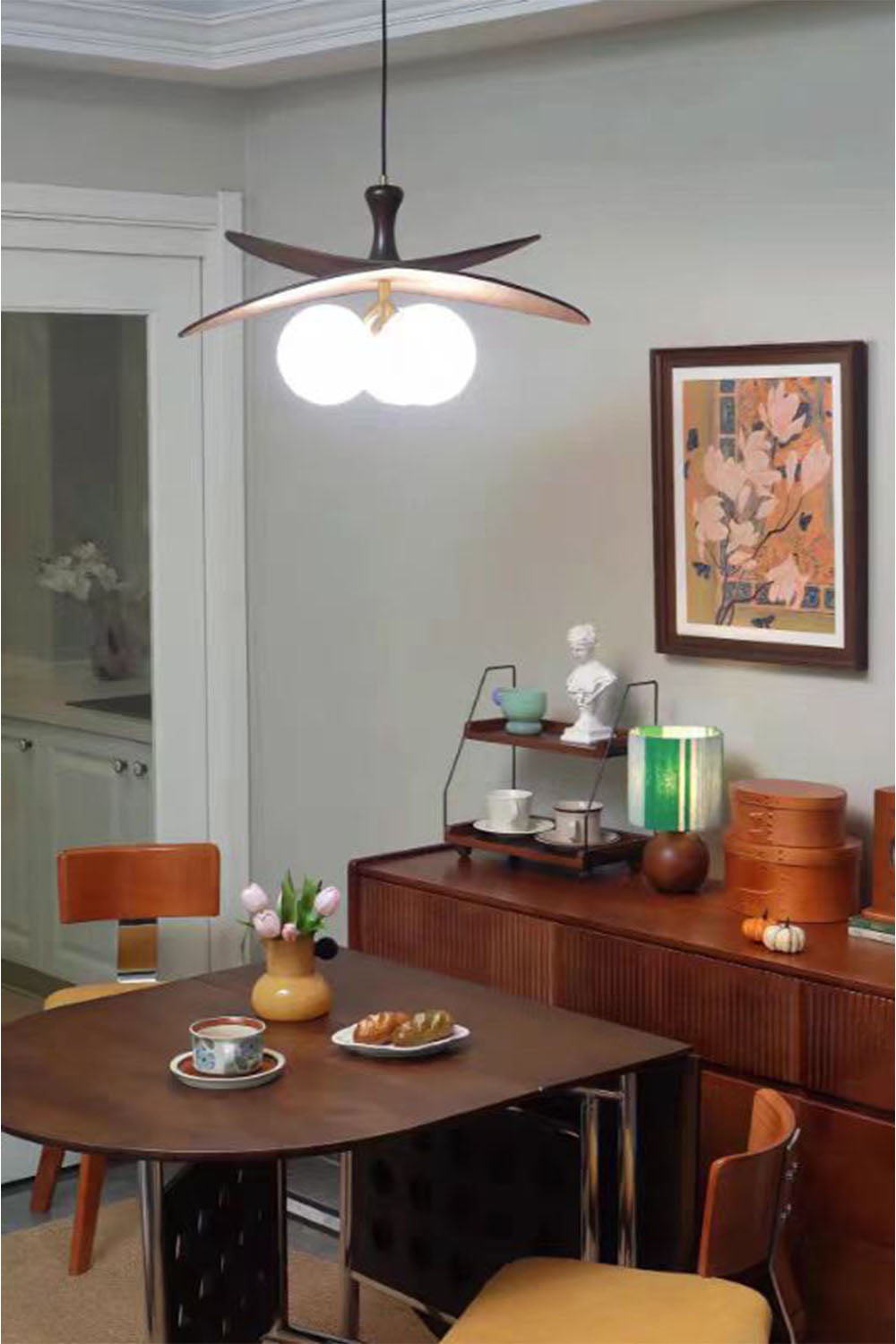 Glass Magic Bean Chandelier
