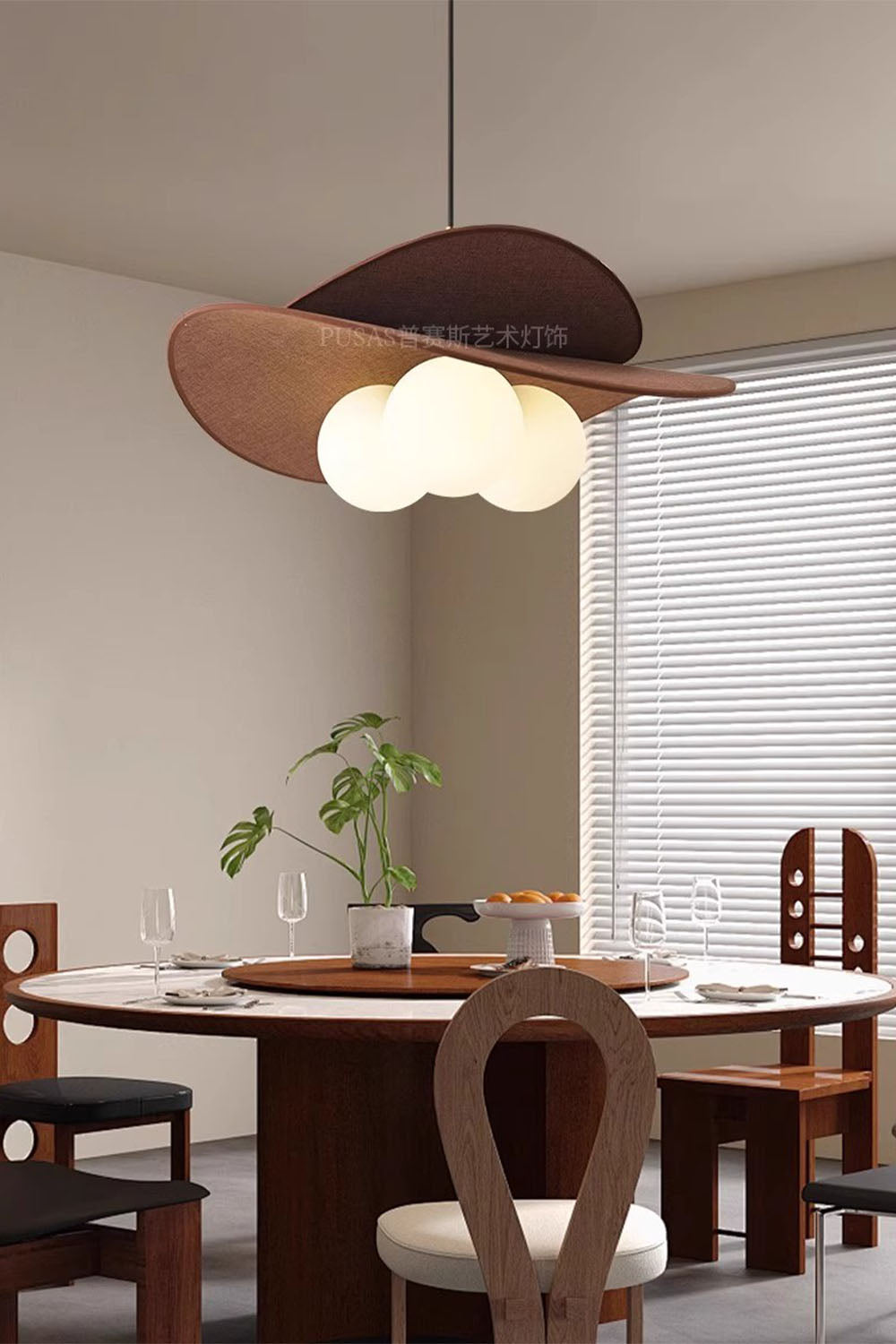 Glass Magic Bean Chandelier