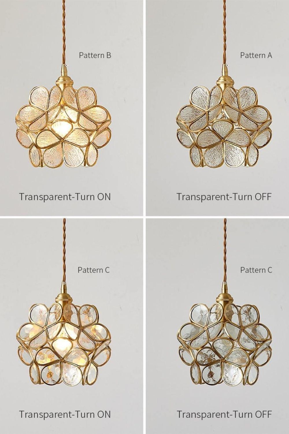 Glass Petal Pendant Lights - SamuLighting