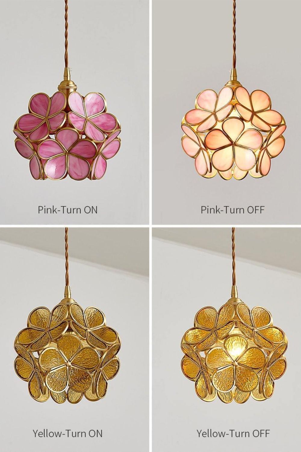 Glass Petal Pendant Lights - SamuLighting