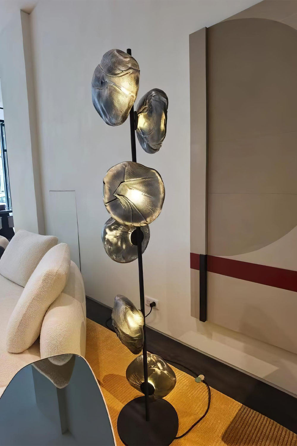 Glass Petals Floor Lamp