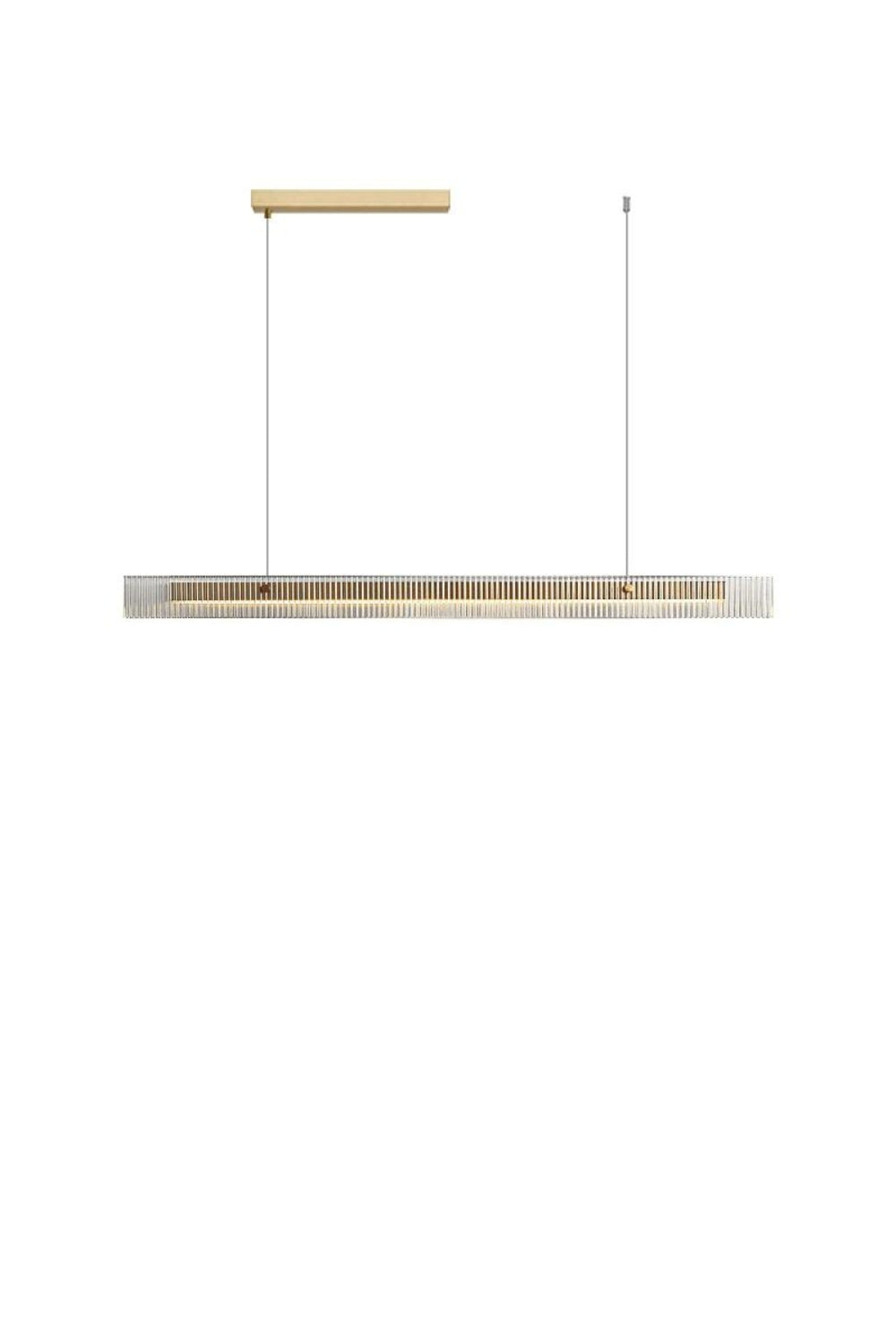 Linear glass chandelier - SamuLighting