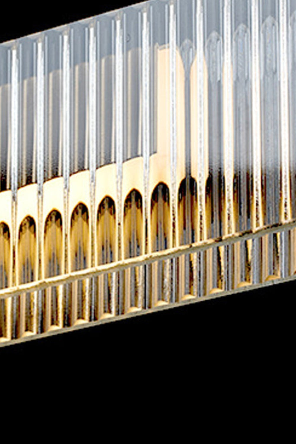 Linear glass chandelier - SamuLighting