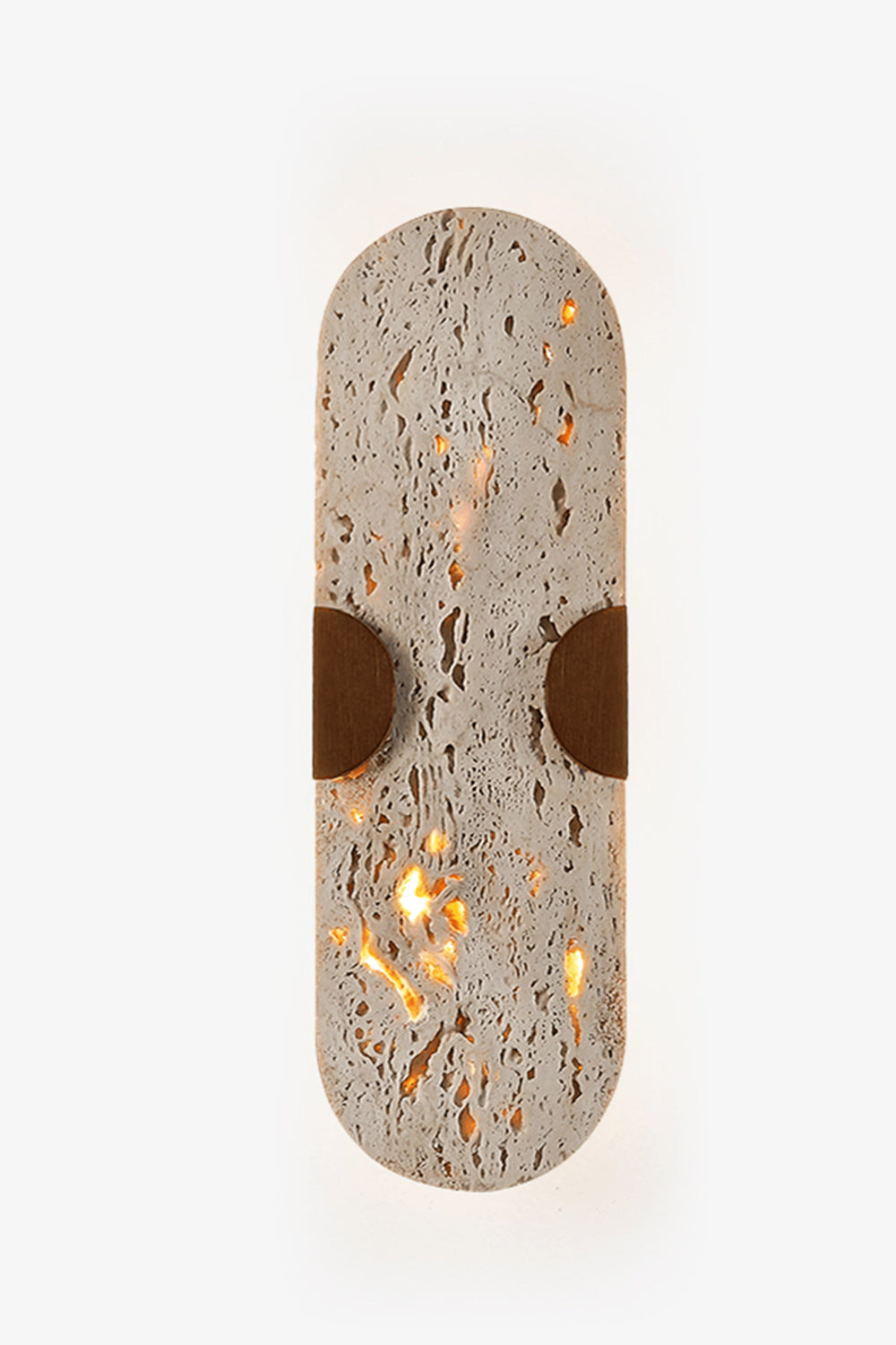 GlowPore Travertine Wall Lamp