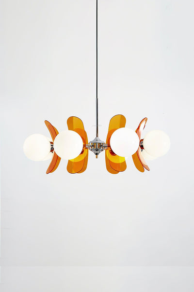 GlowSphere Petal Chandelier