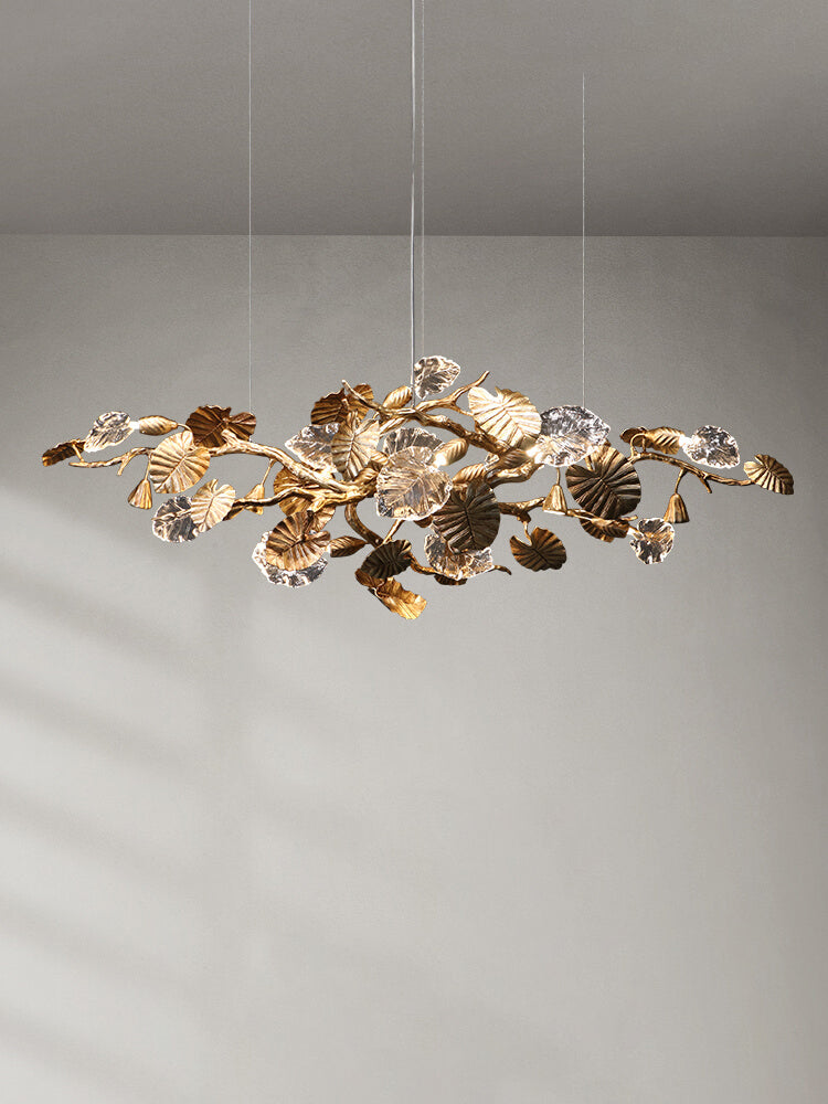 Gold Leaf Chandelier - SamuLighting