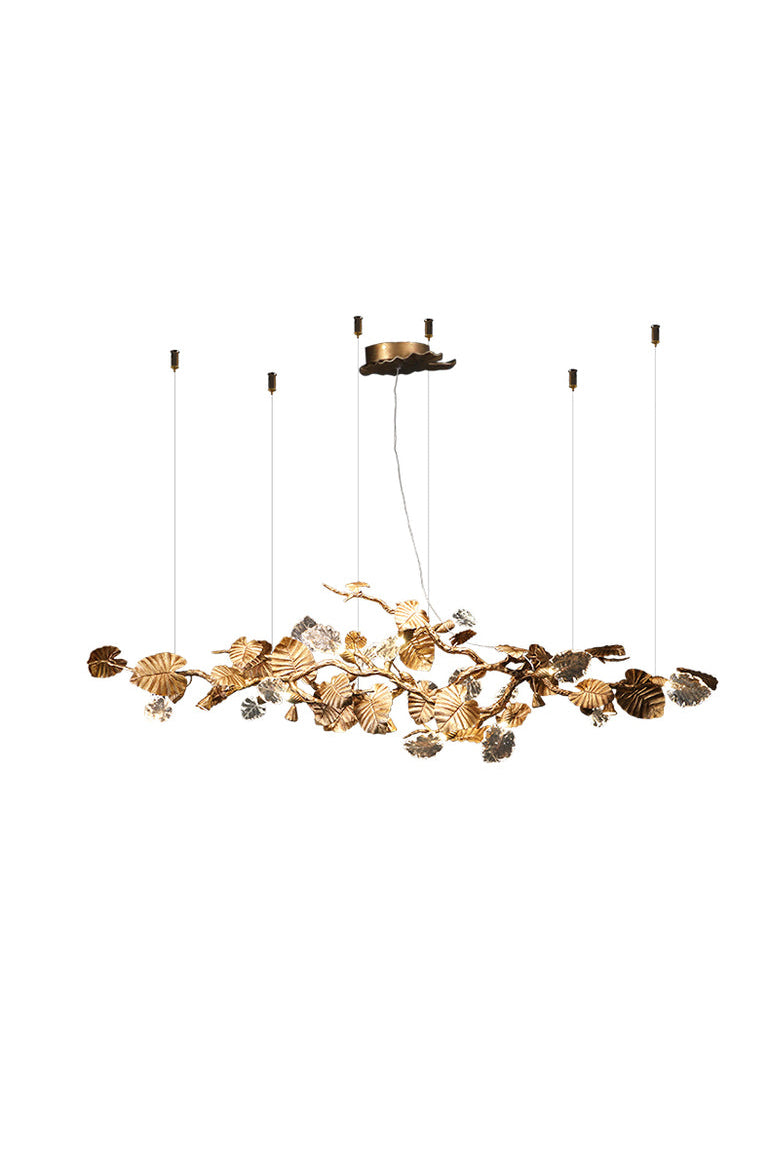 Gold Leaf Chandelier - SamuLighting