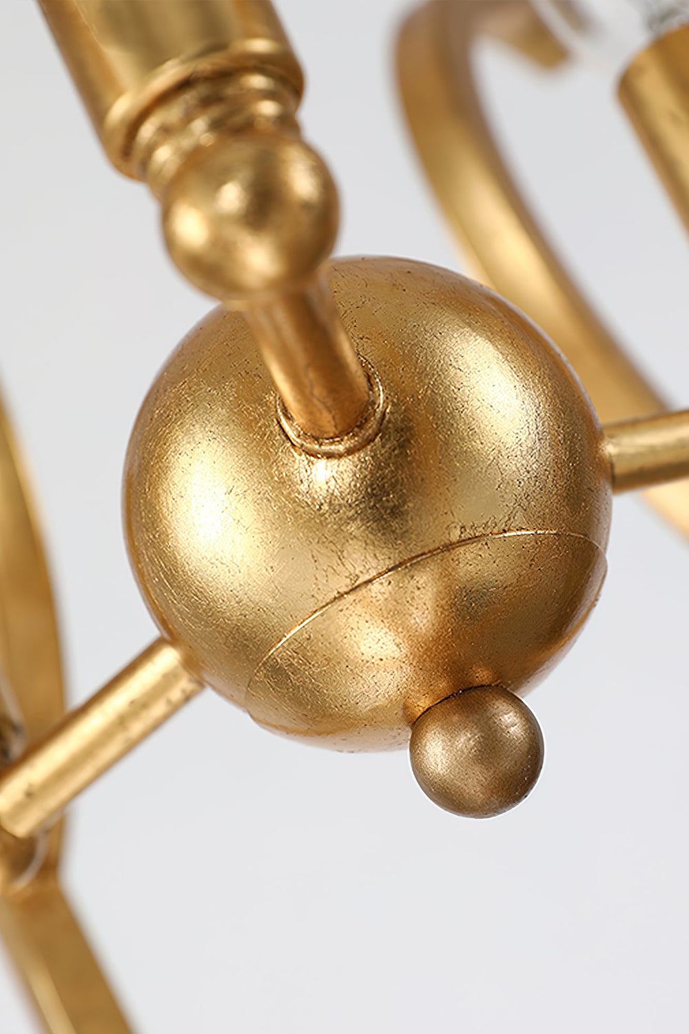 Golden Frame Lantern Chandelier