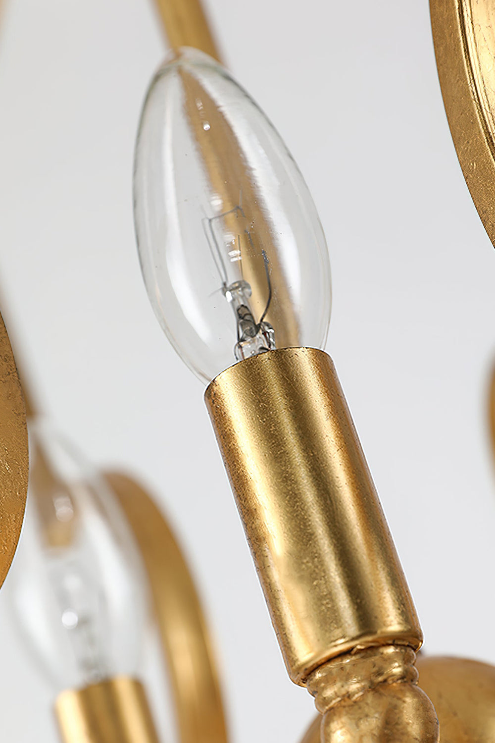Golden Frame Lantern Chandelier
