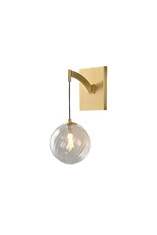 Golden Globe Wall Light