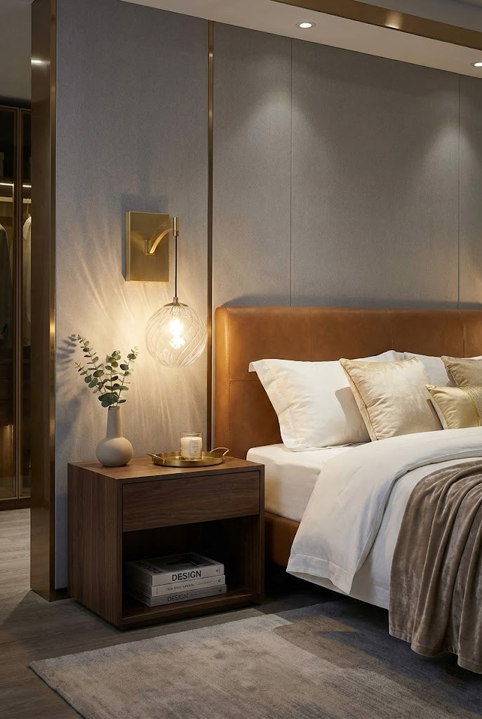 Golden Globe Wall Light