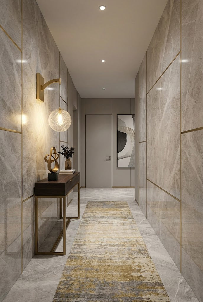 Golden Globe Wall Light